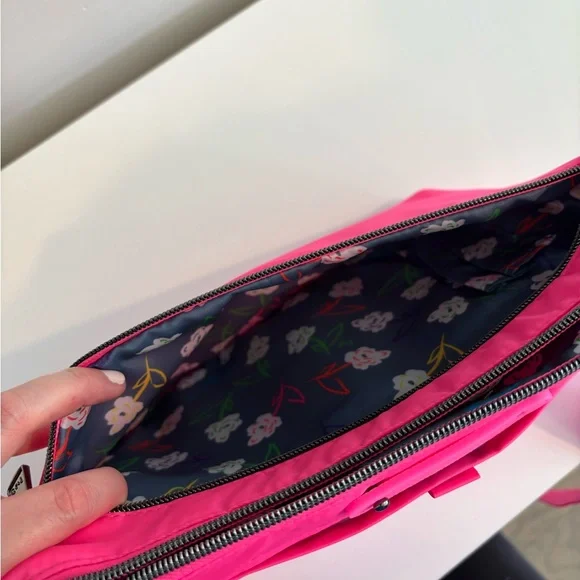 Lug Flare 2 Crossbody Bag with straddle watermelon wallet - Picture 10 of 12